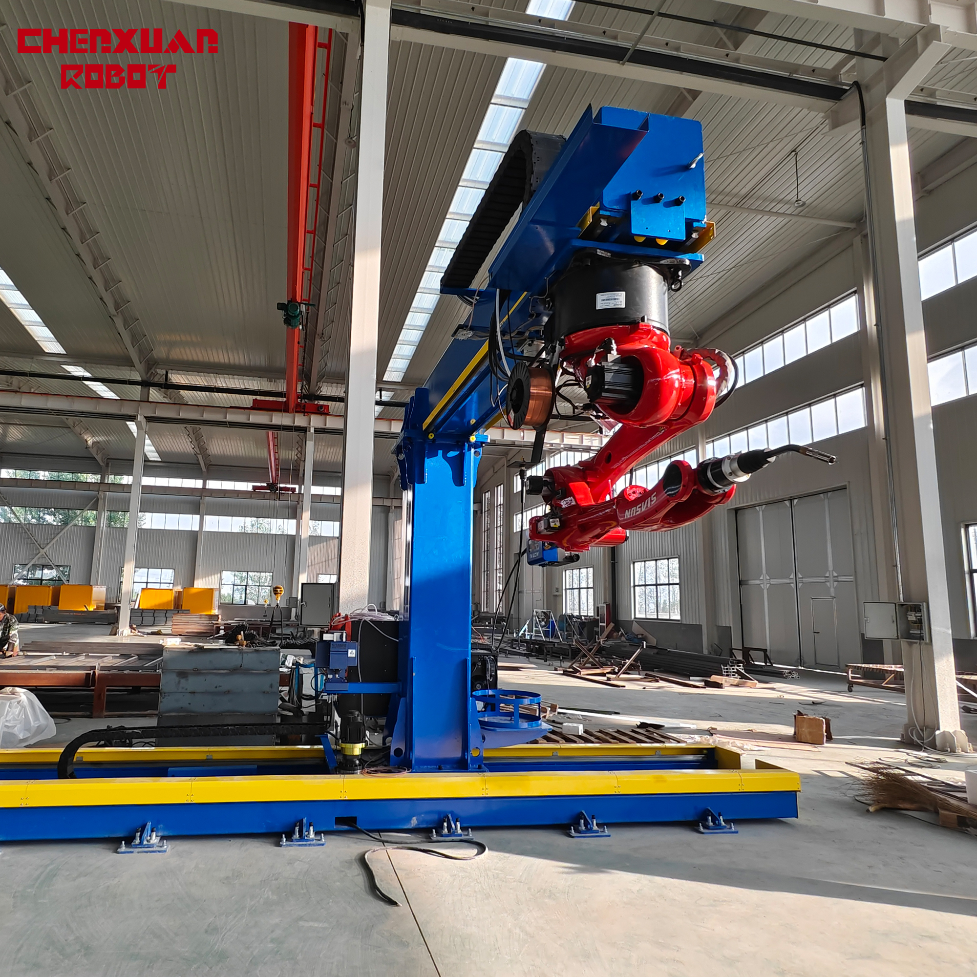 Cantilever gantry welder