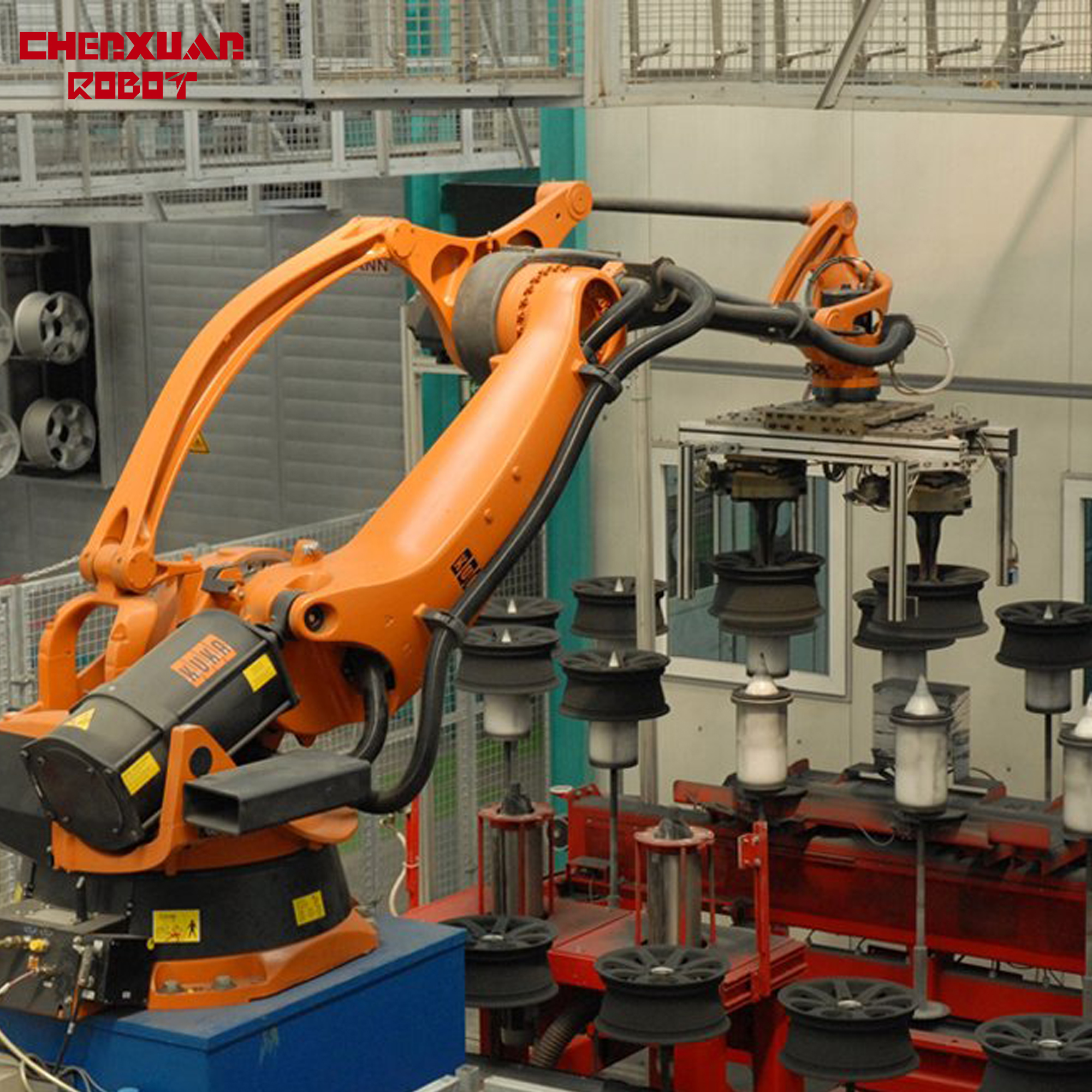 complete palletizing production line