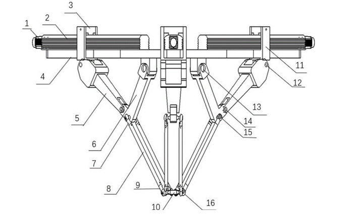Industrial Delta Parallel Robot