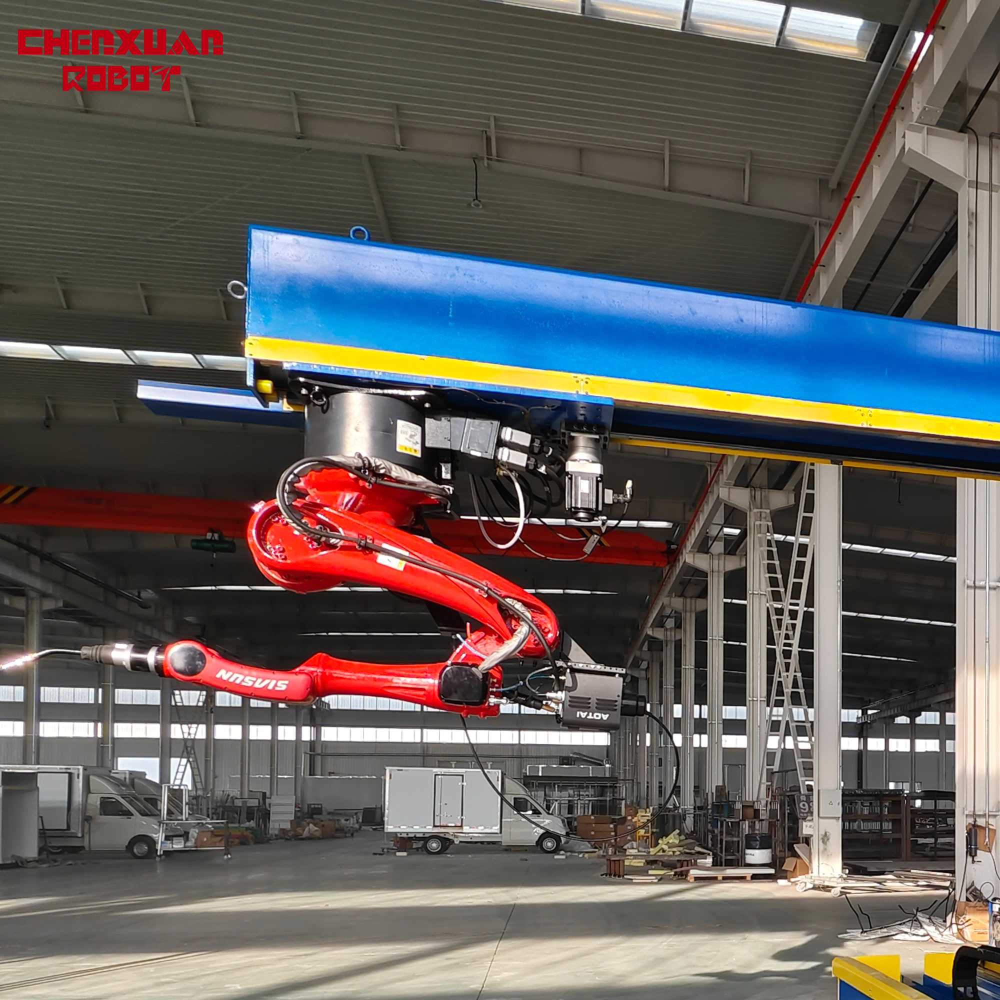 Automatic cantilever gantry welding
