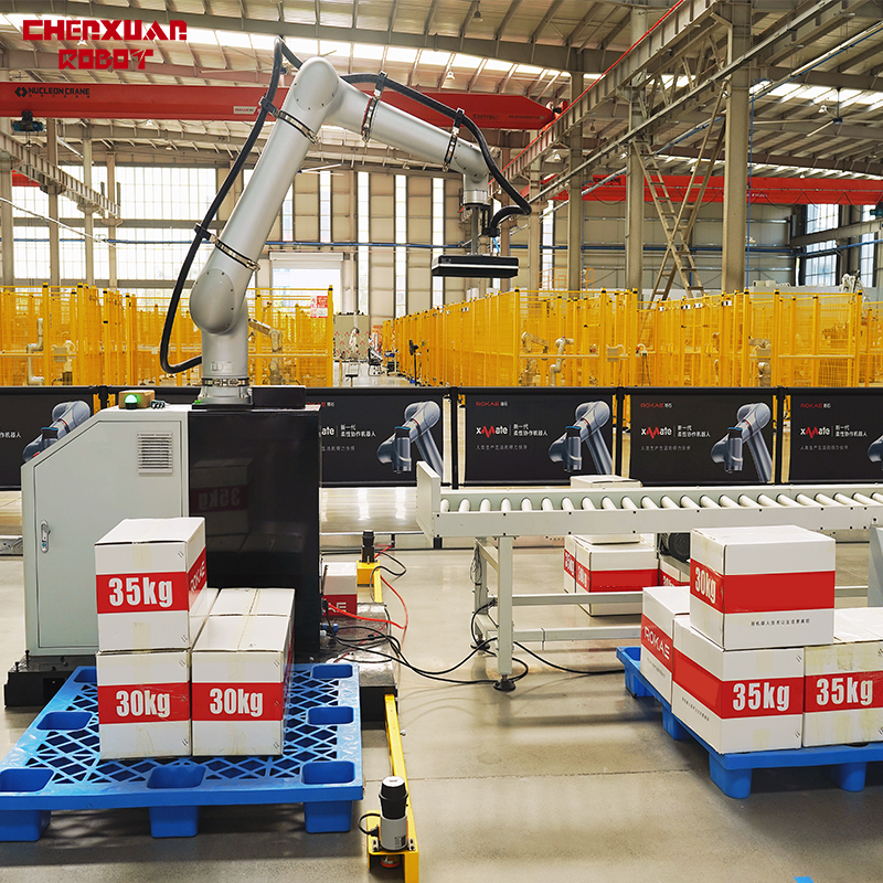 Palletizing Automation with Lifting Arm
