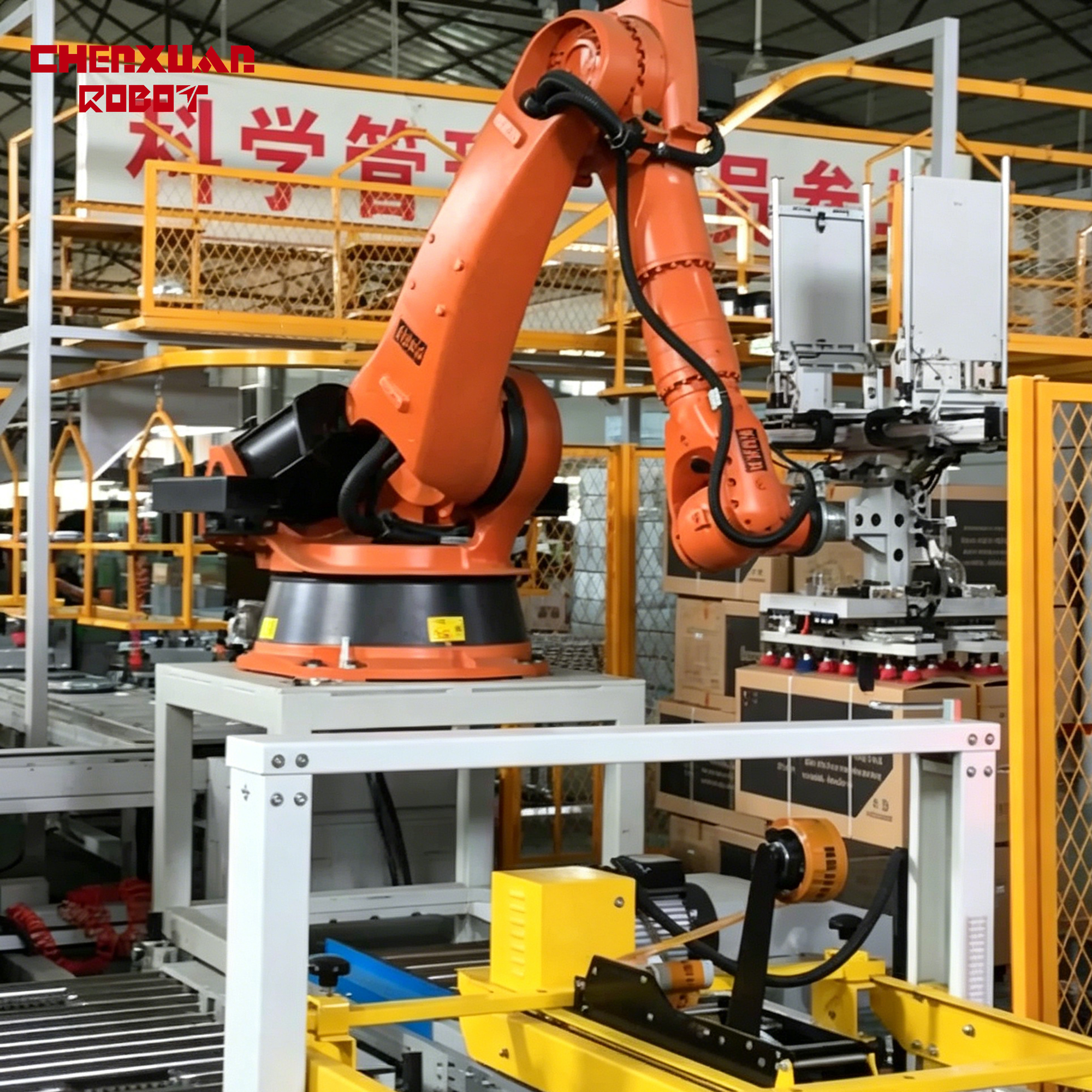 high speed automatic palletizer
