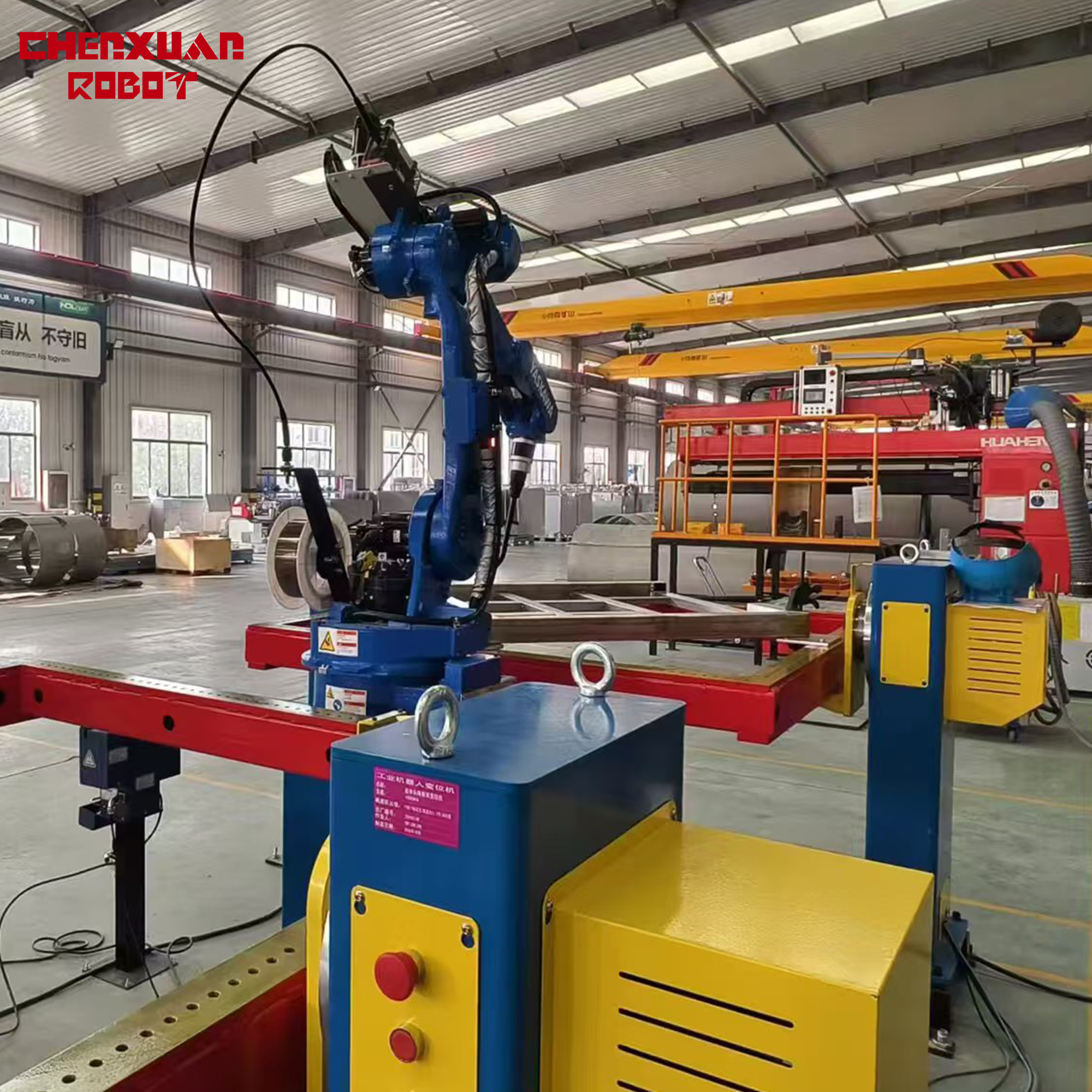 Pallet welding robot