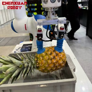 Vacuum operation silicone handling robot