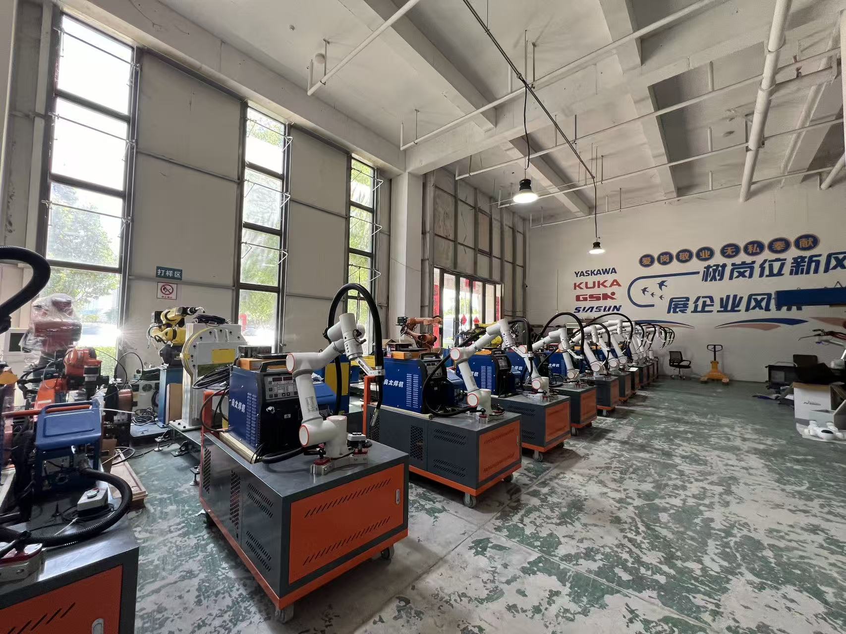 Welding cobot workstation
