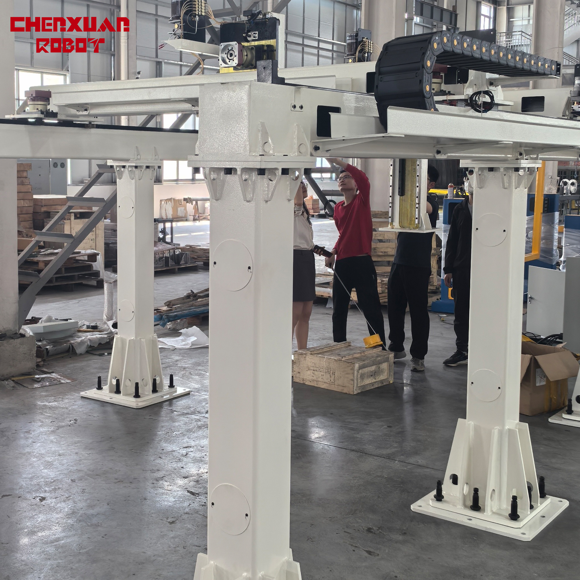 Industrial robotic welding equipment