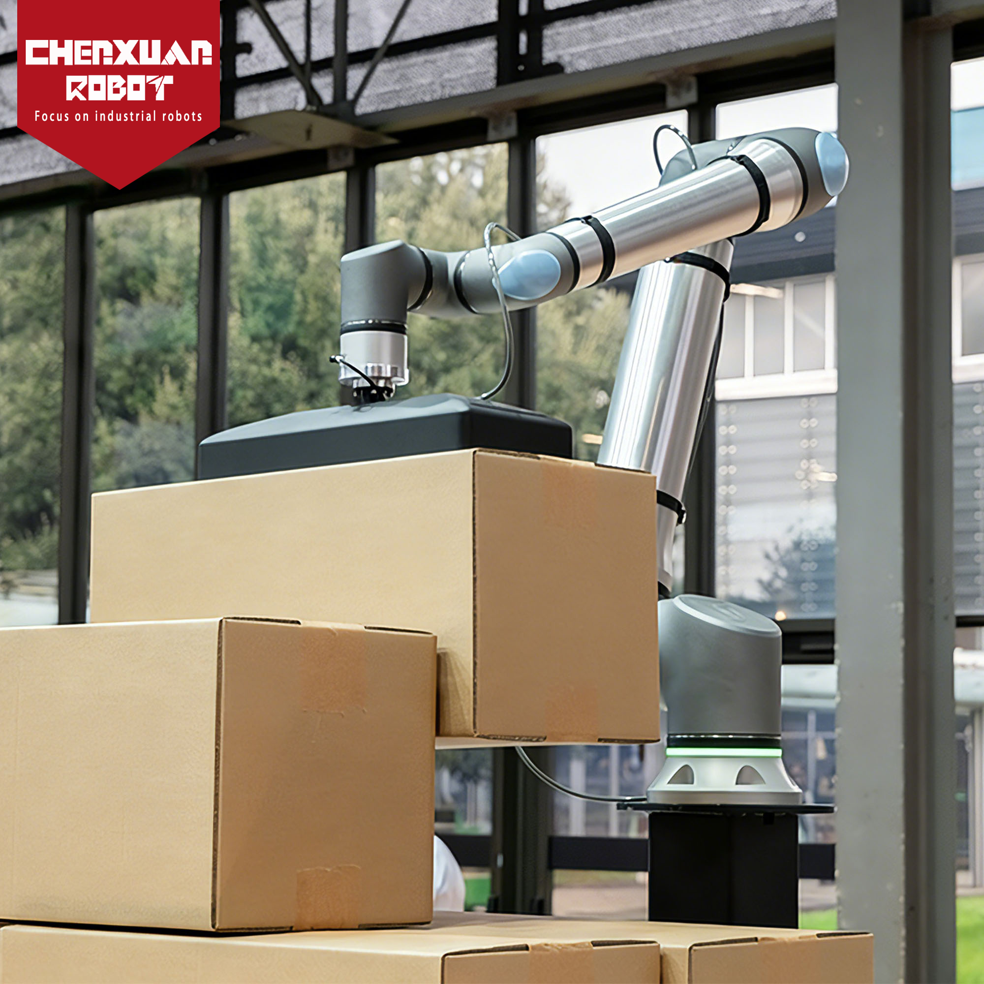 Collaborative palletizing robot