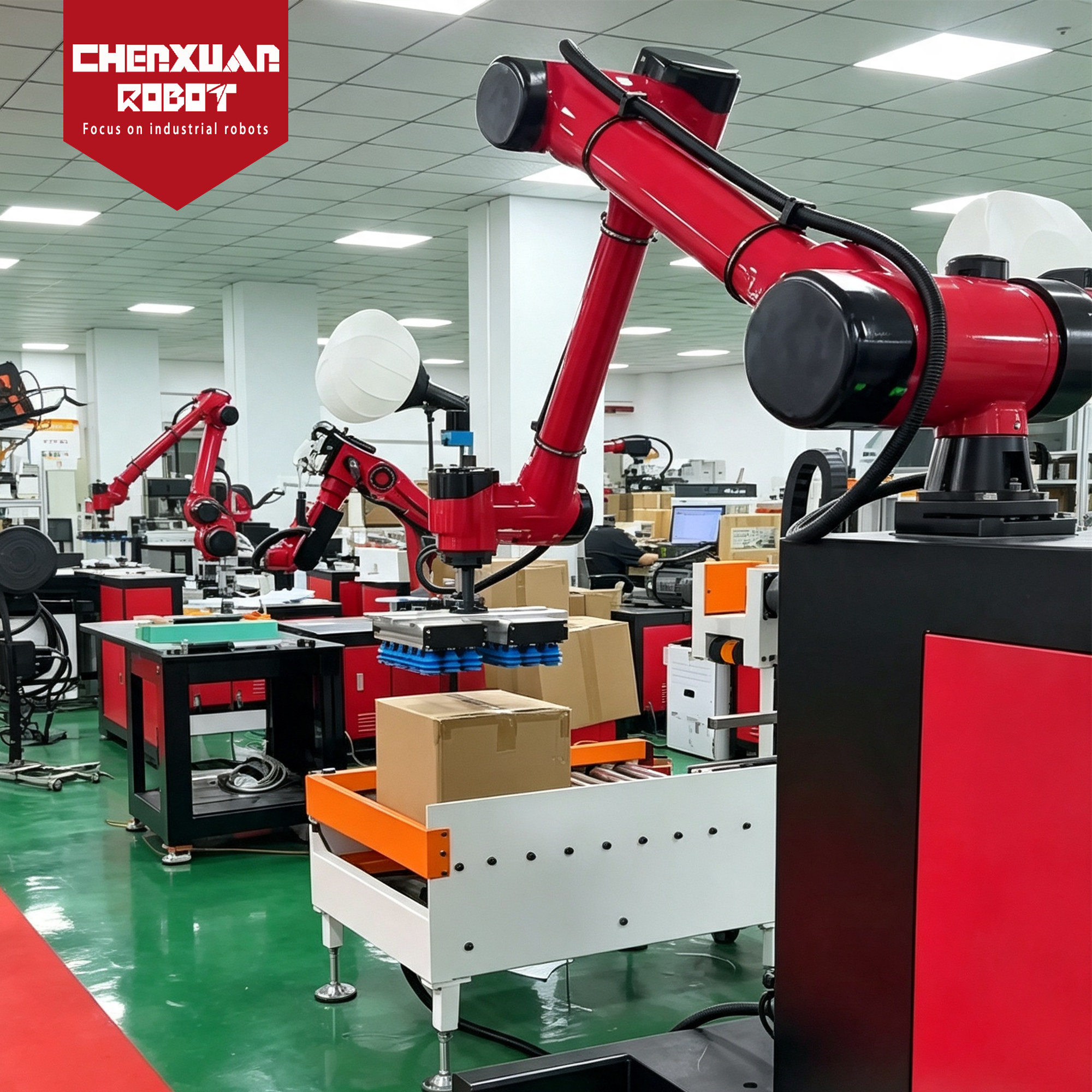 Collaborative palletizing robot