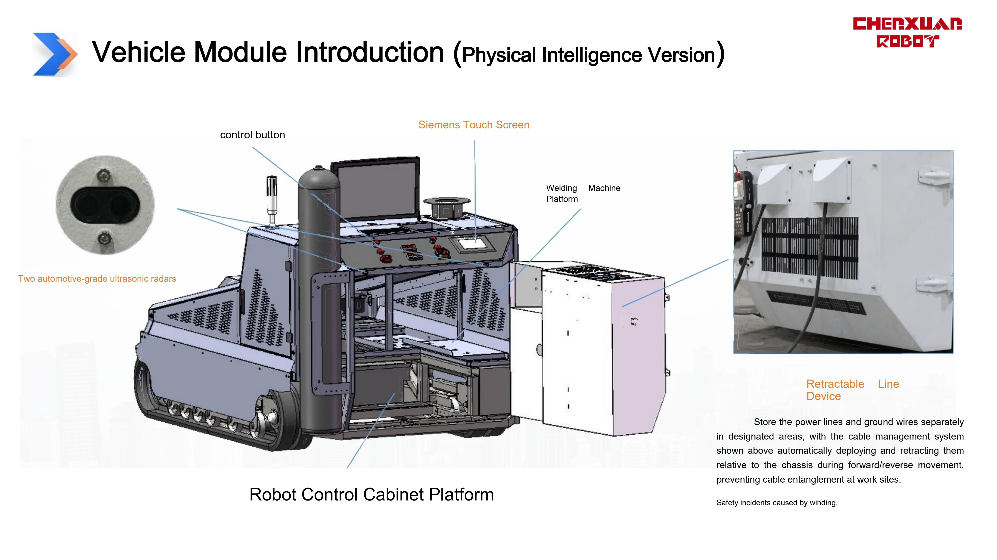 Portable welding robot