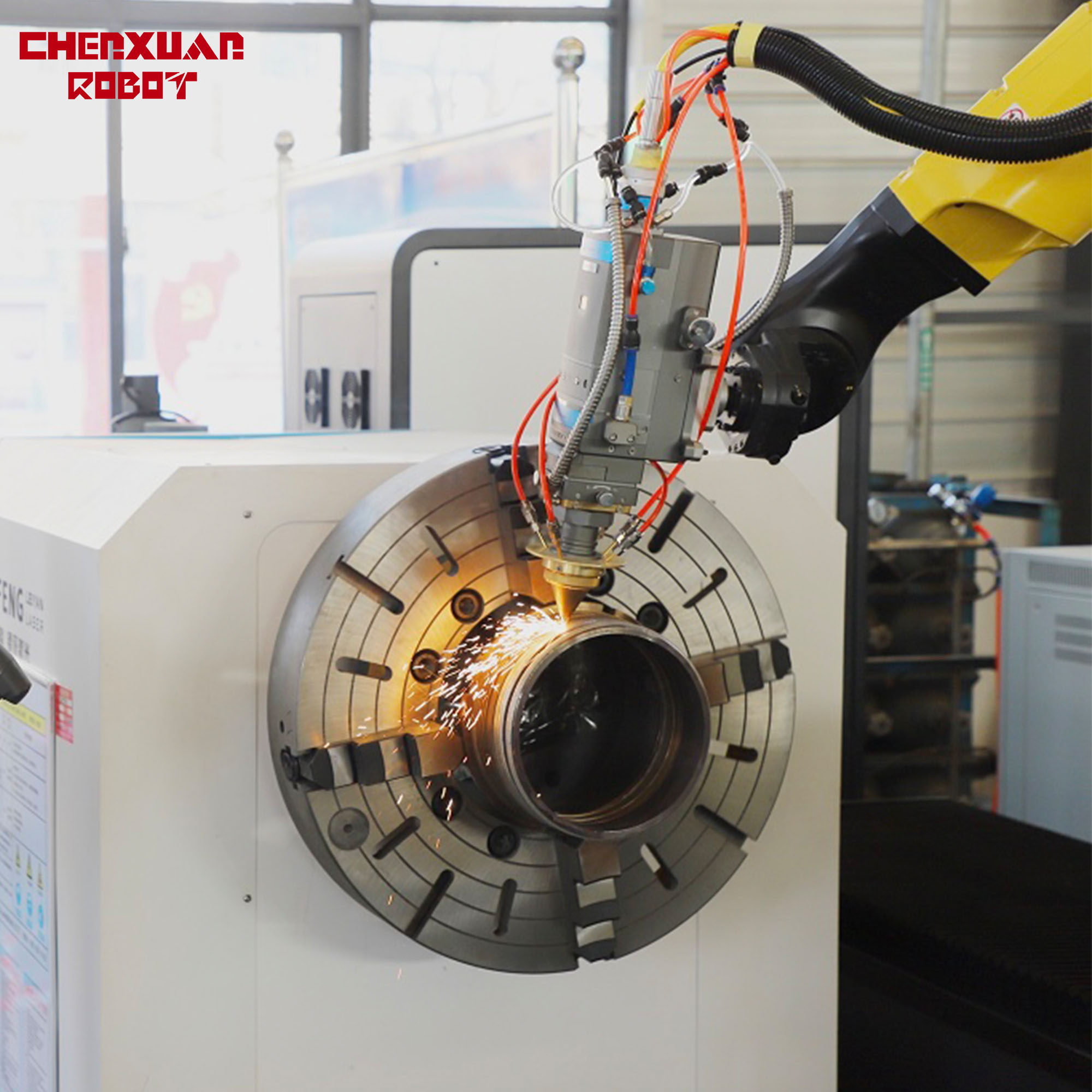 Laser cladding robot