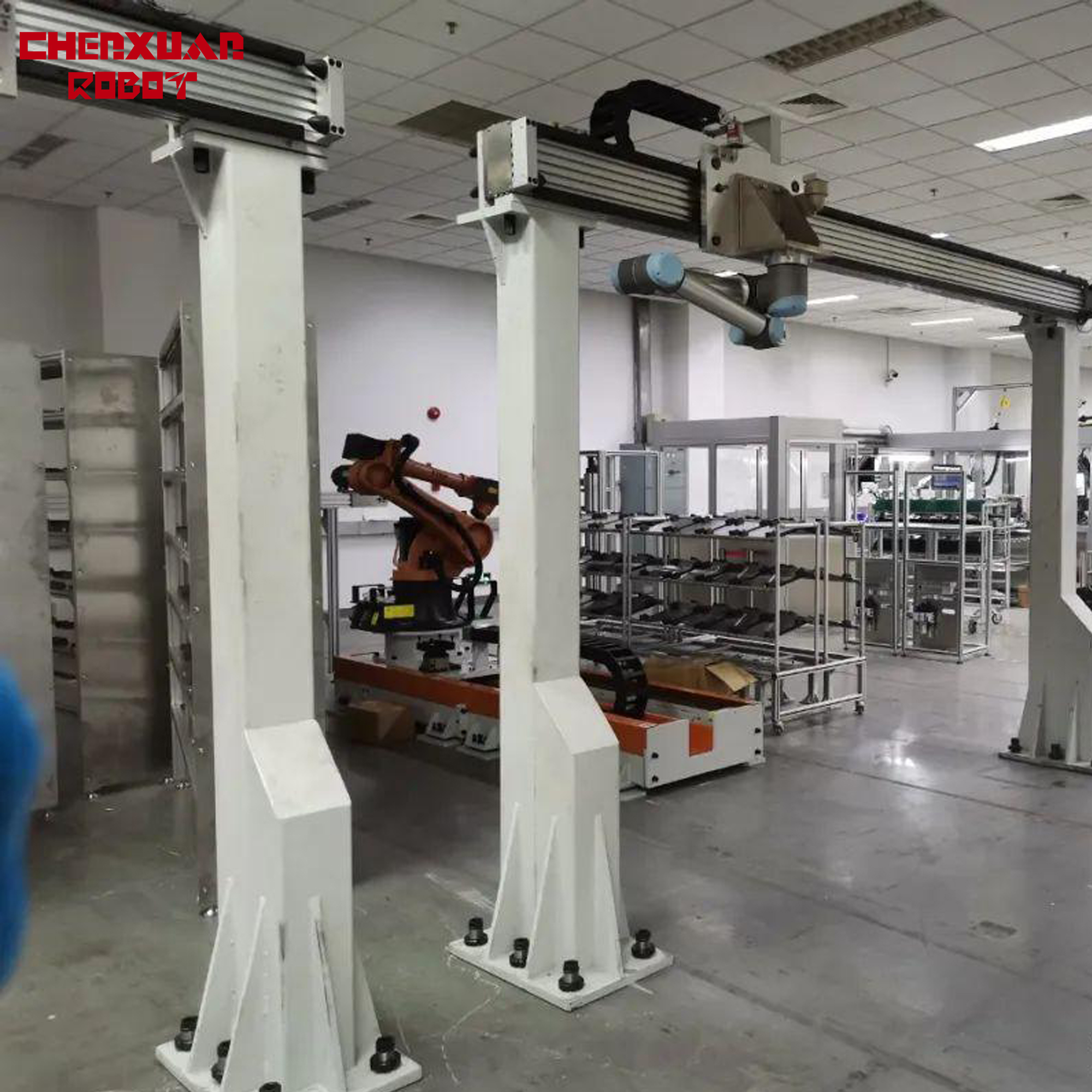 Cantilever gantry welding robot