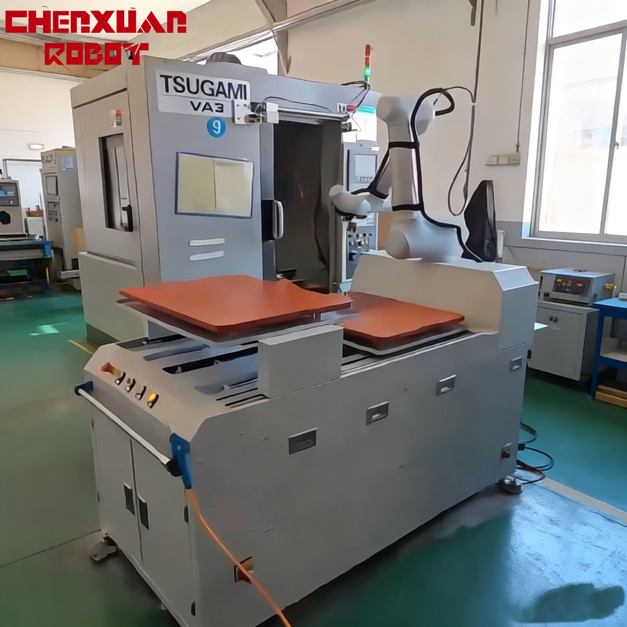 Flexible automation for machine tool material handling