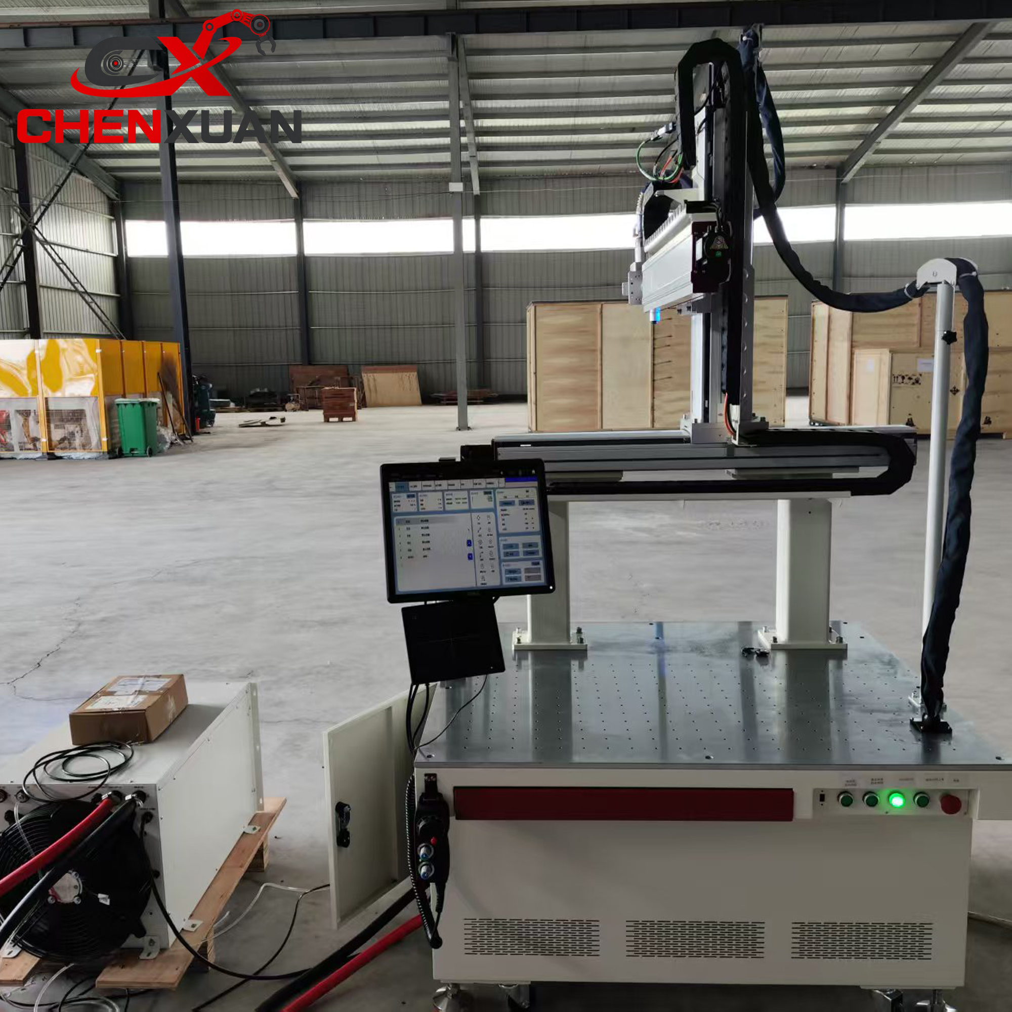 continuous fiber laser welder