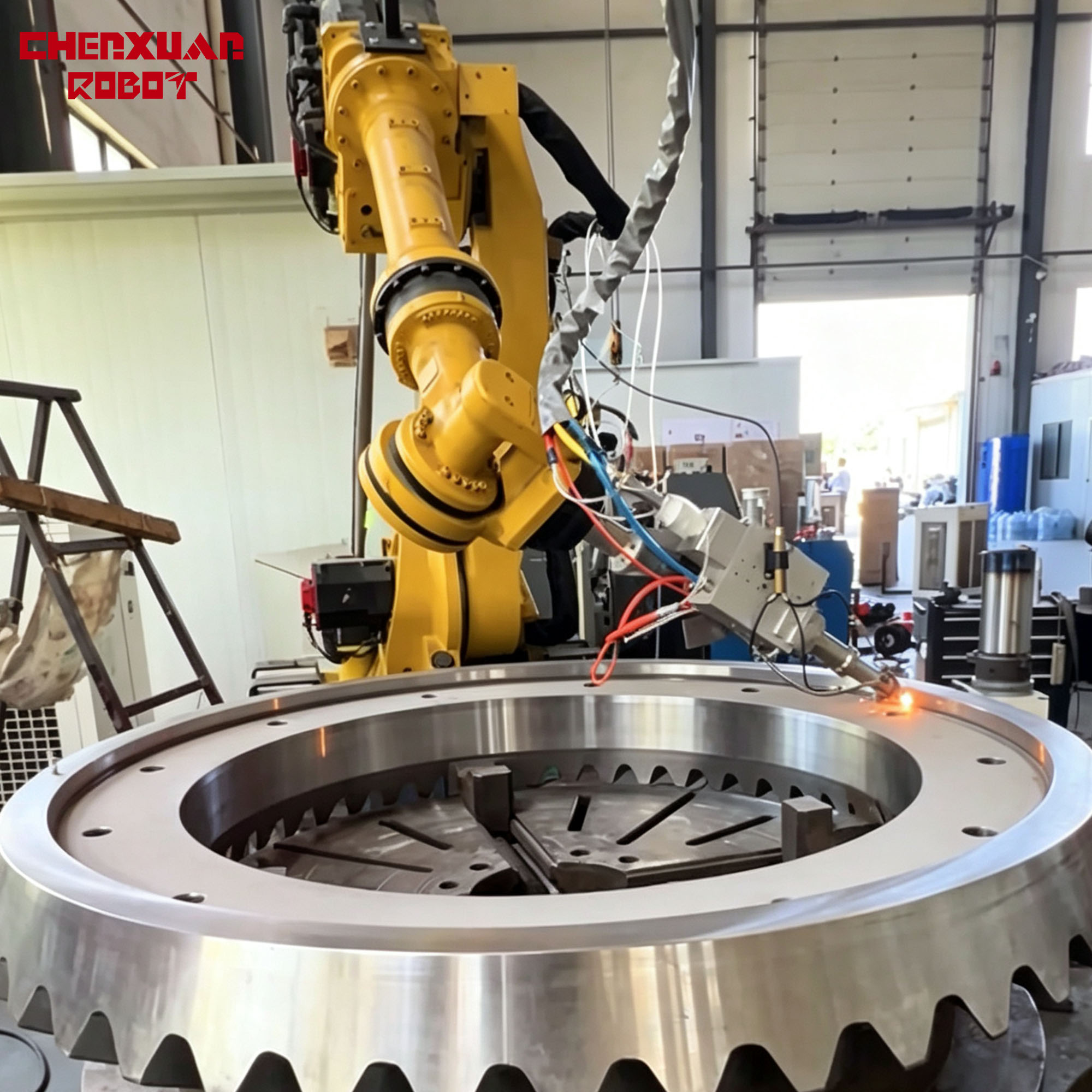 Laser cladding robot
