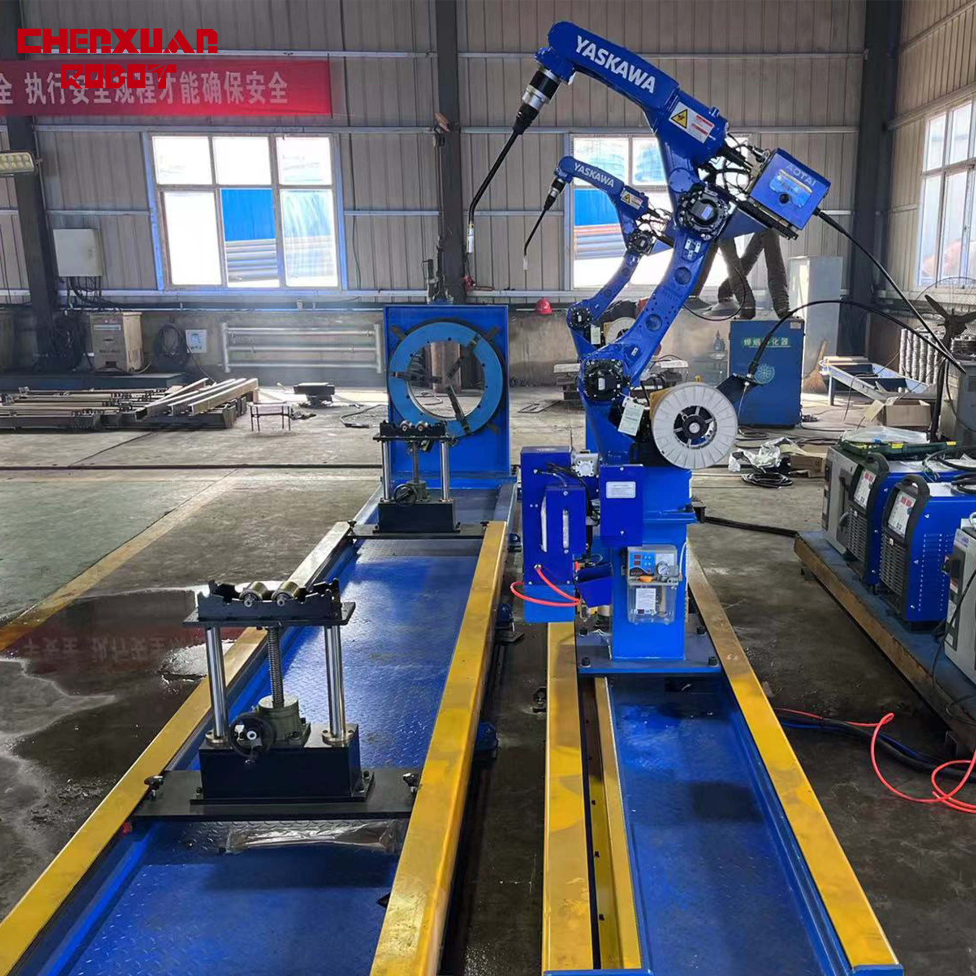  Pipe welding robot