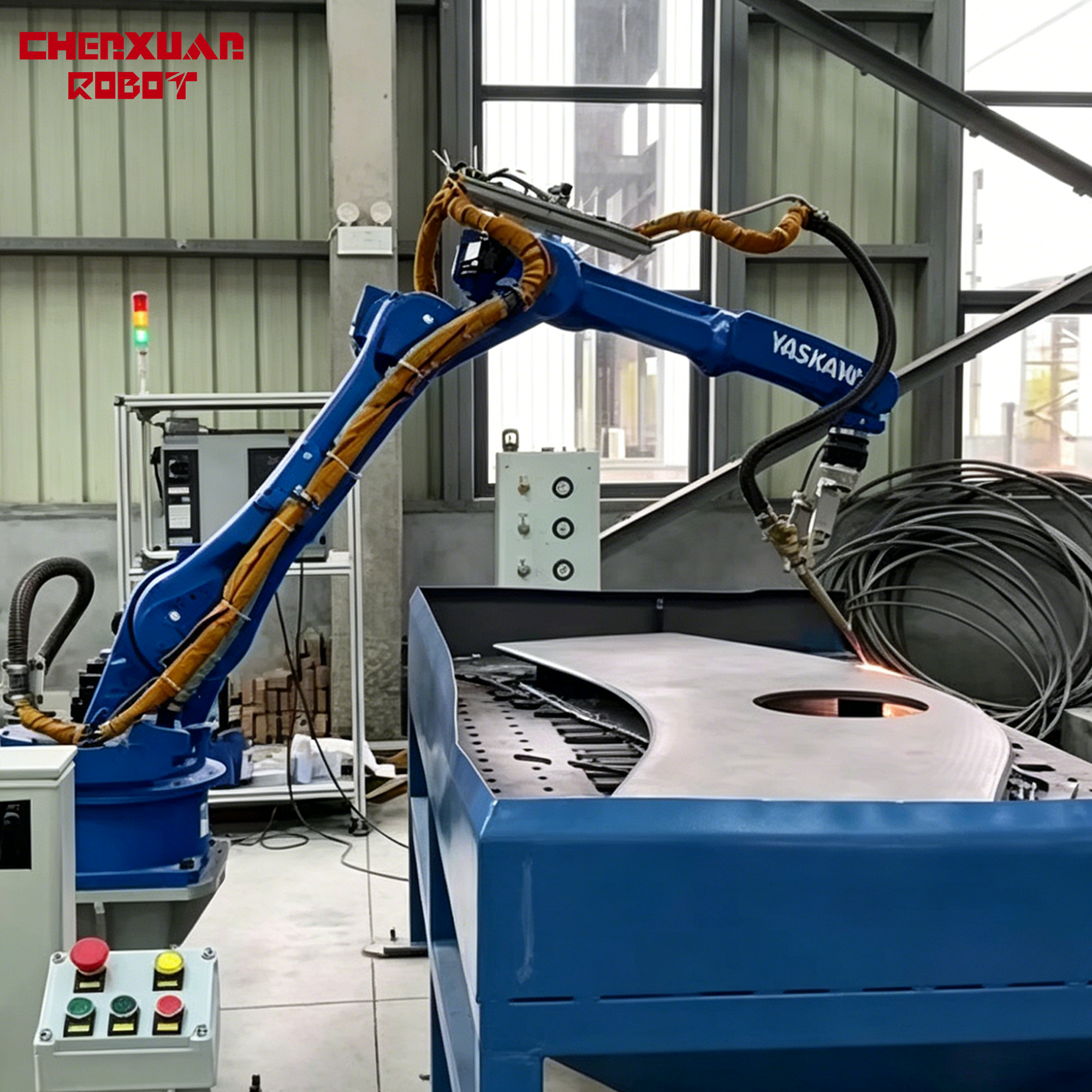 Structural steel cutting equipment