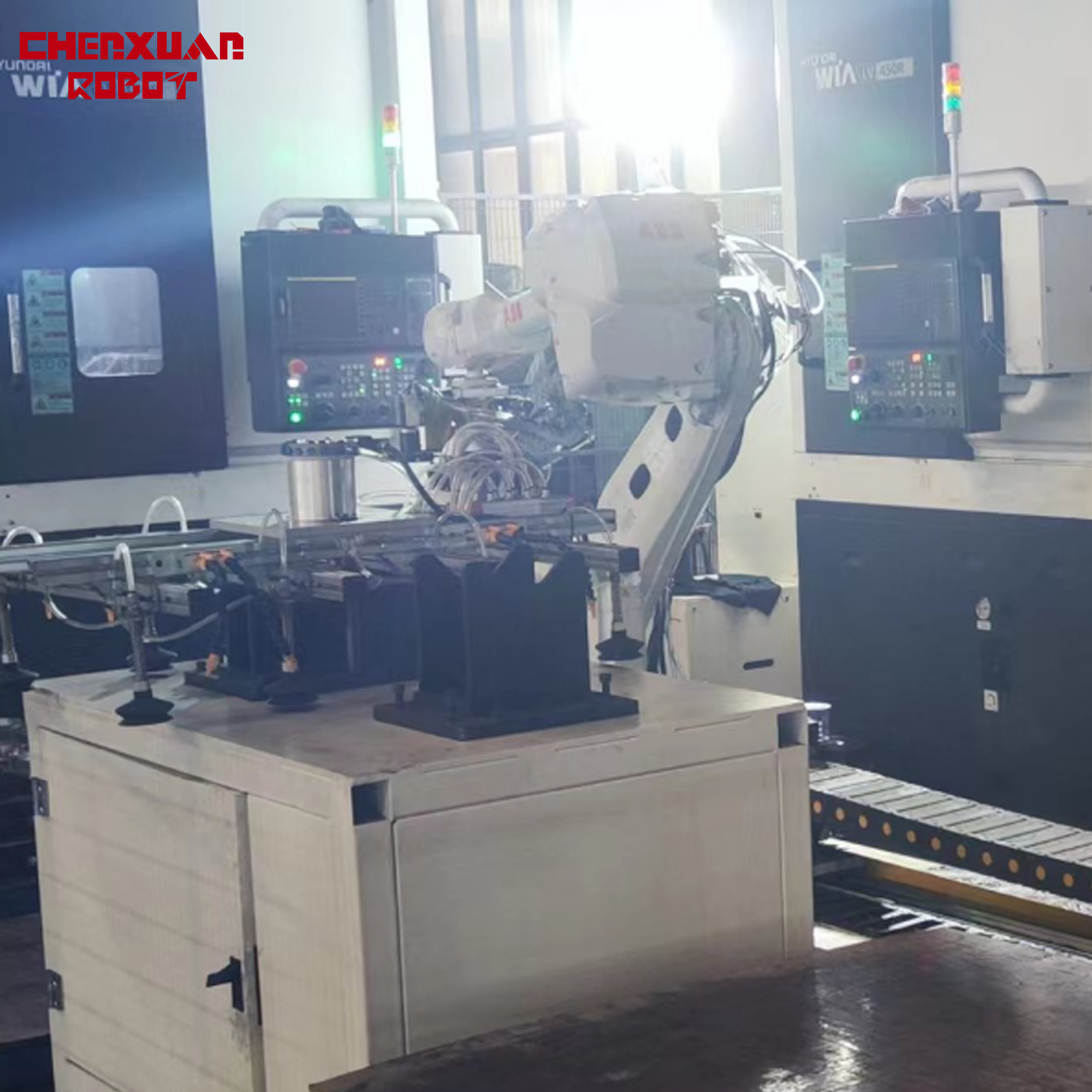 Bearing Housing CNC Robotic Handling Arm