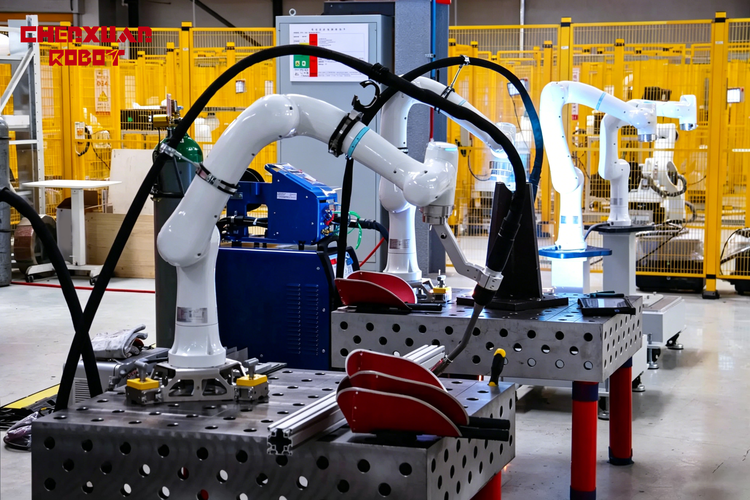 Collaborative welding robot