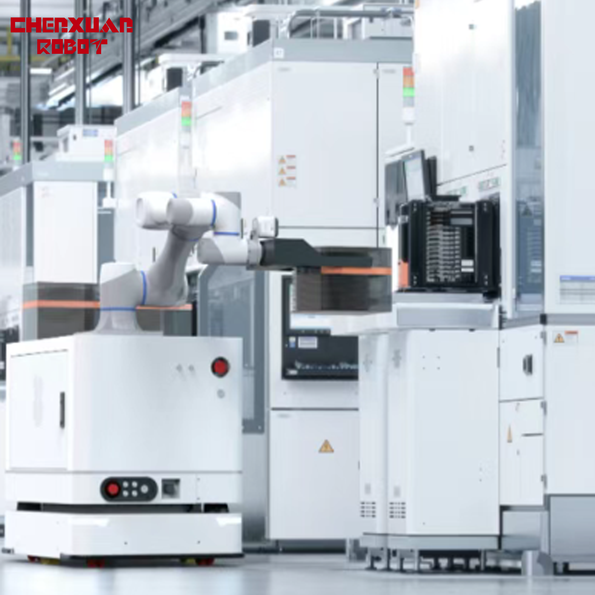 Flexible machine tool loading cobot