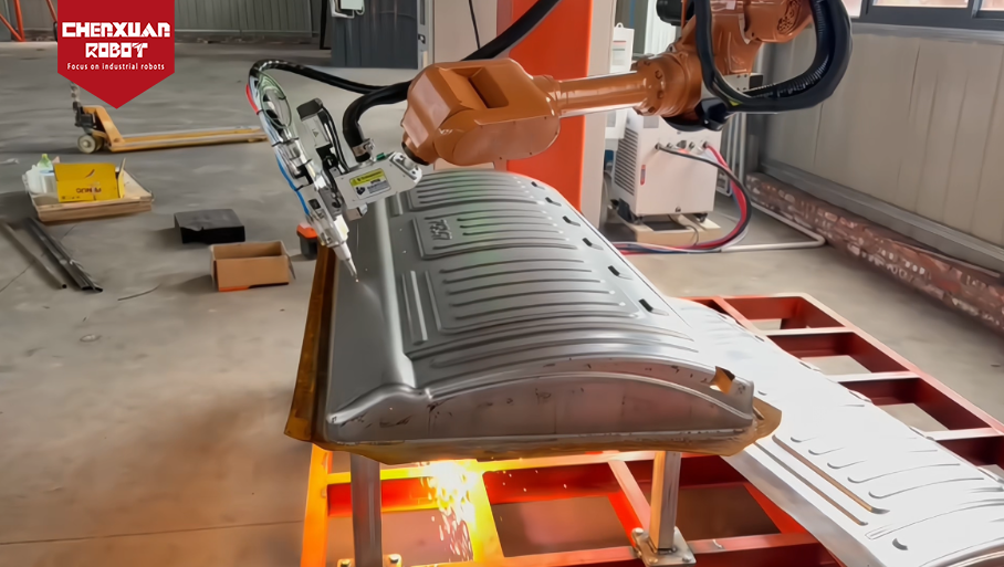 Laser cutting robot