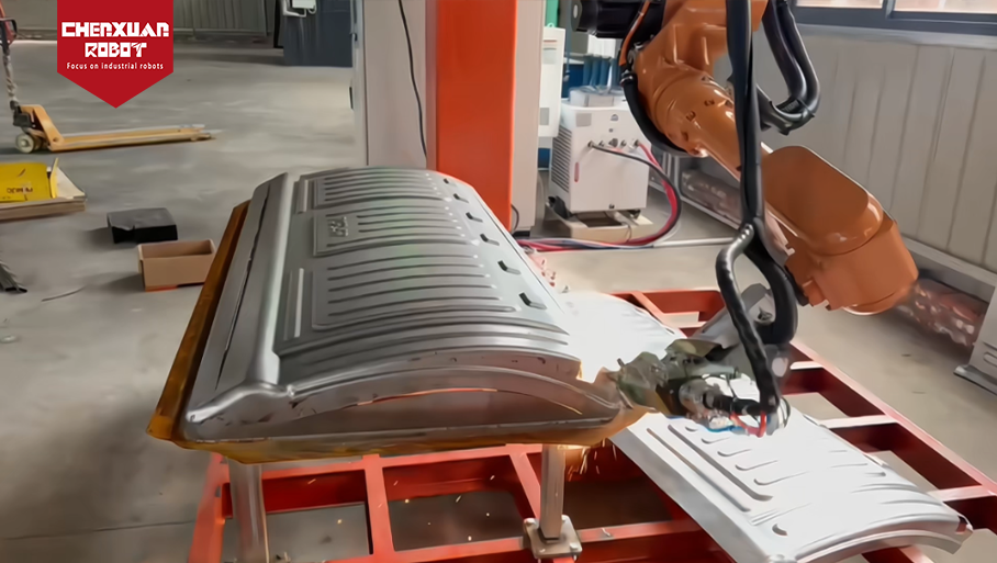Laser cutting robot