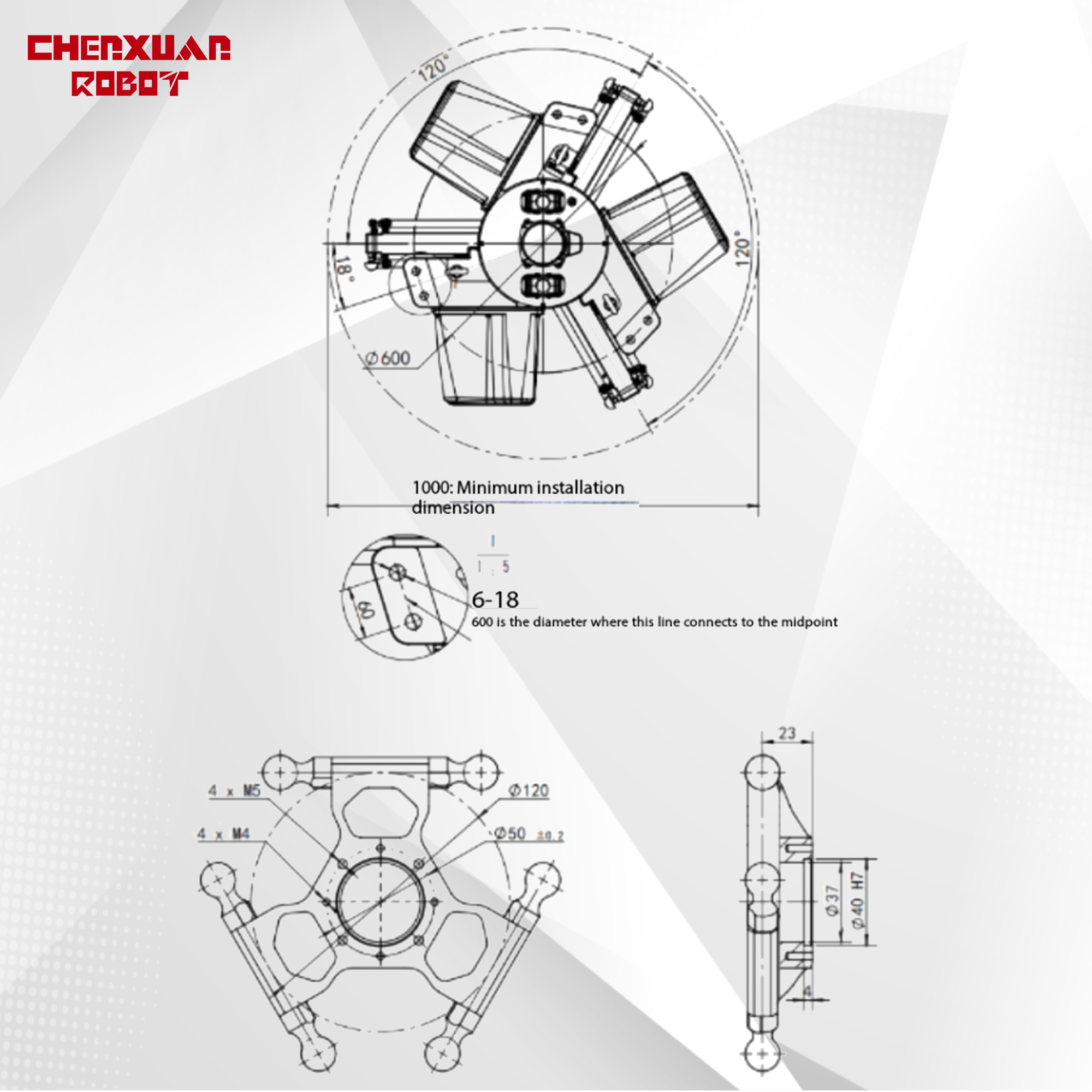 installation dimensions