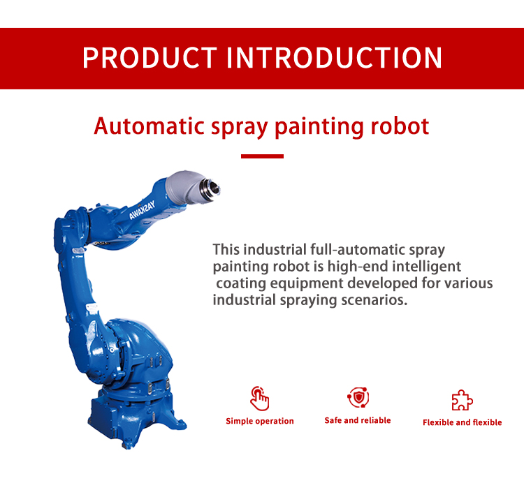 Paint spraying robot