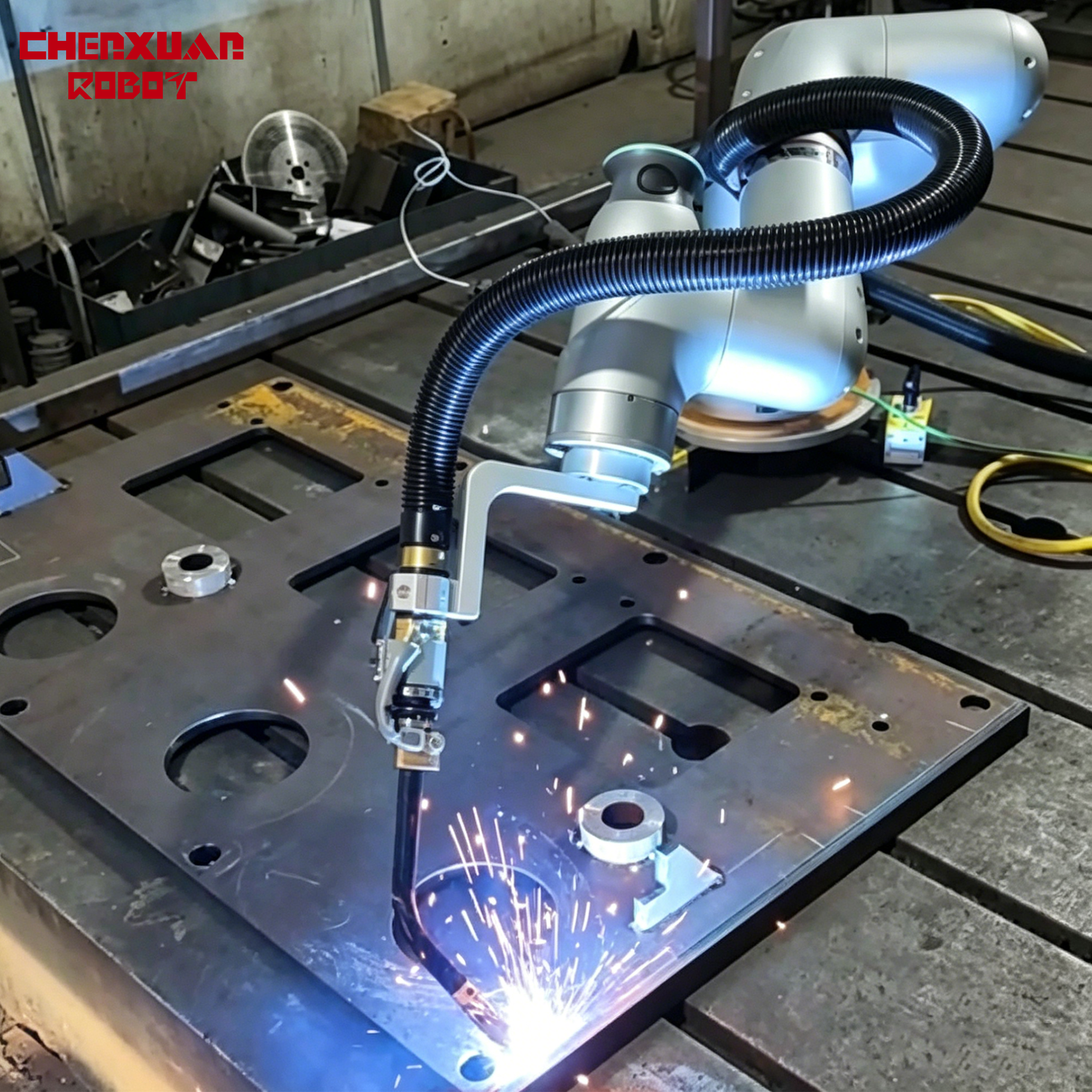 Collaborative welding robot