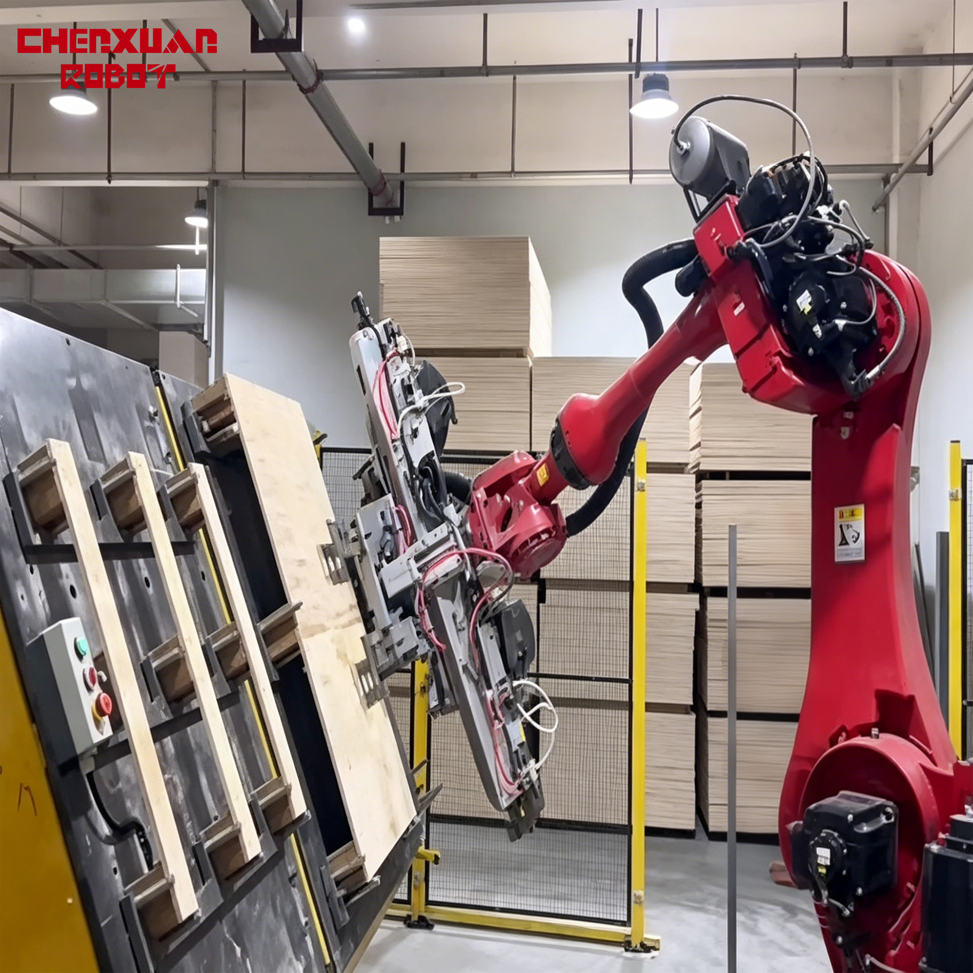  Smart pallet nailing production line